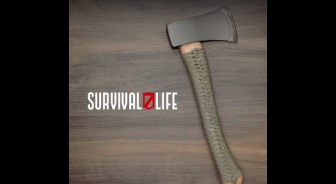 Watch: Paracord Axe Handle Wrap