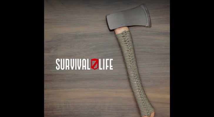Watch: Paracord Axe Handle Wrap Watch: Paracord Axe Handle Wrap