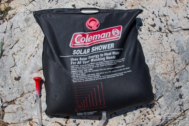 Coleman camp shower