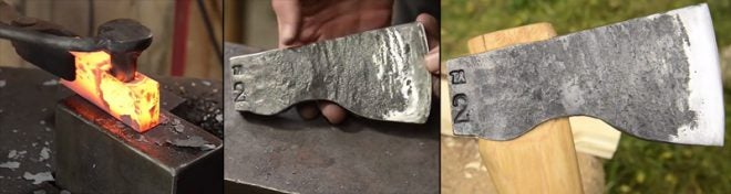 Watch: Forging an Axe From a Block of Steel