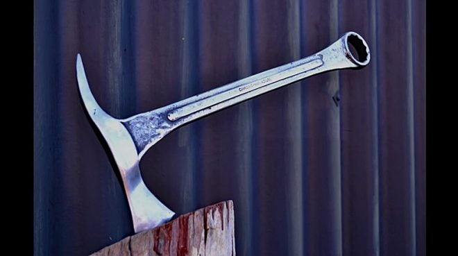 Watch: Forging a Tomahawk From a Wrench