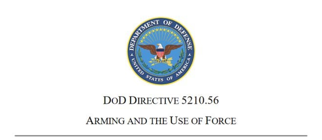 DoD Directive Lays Groundwork for Ending Gun-Free Zones on Base for Military Personnel