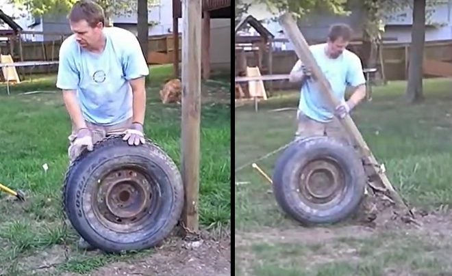 Watch: Easy Way to Remove Fence Posts