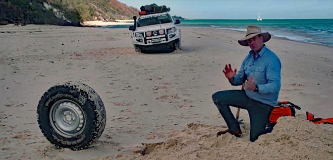 Watch: Emergency Sand Anchor for Getting Unstuck