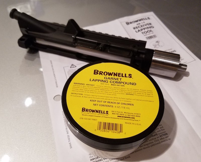 Review: Brownells AR15 Upper Receiver Lapping Tool Review: Brownells AR15 Upper Receiver Lapping Tool