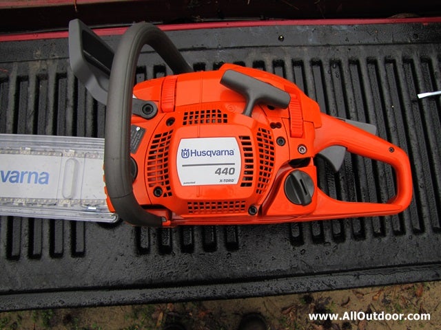 Husqvarna 440 chainsaw side view