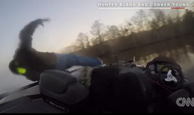 Watch: Fishermen Thrown From Boat at 55 MPH