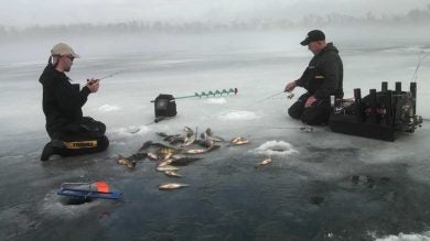 Slip-Bobber Jigging for Deep Ice Crappies 