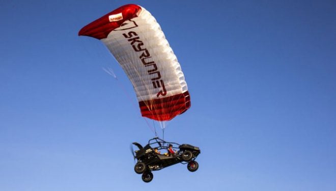 skyrunner flying side