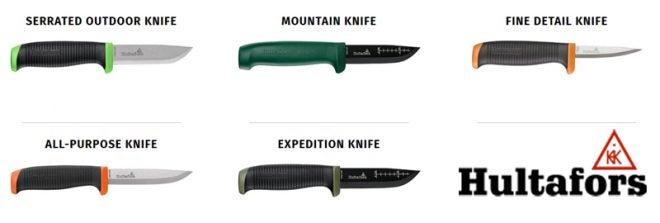 Five New Scandinavian Fixed-Blade Knives from Hultafors