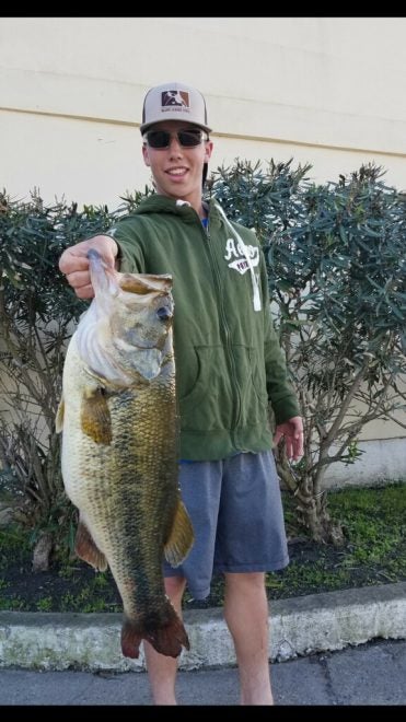 Louisiana Youngster Catches 10-pound Bass from Bayou Bienvenue
