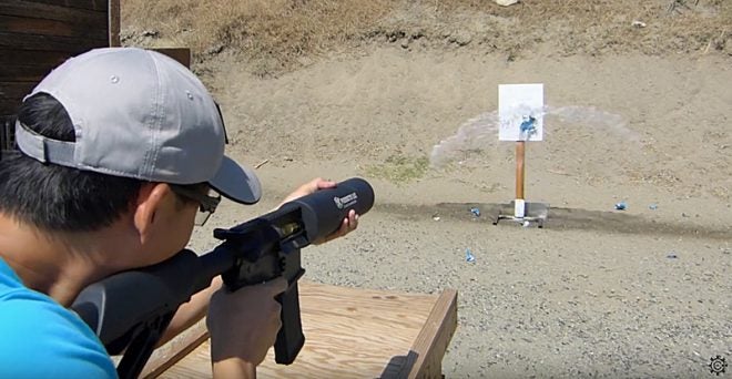 Watch: Chris Cheng’s Can Cannon Speed Shooting Test