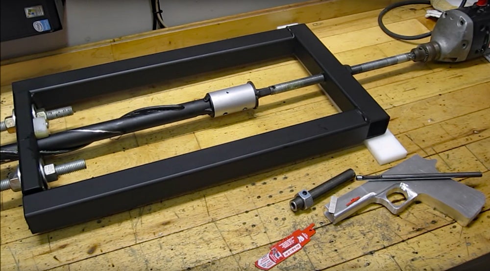 Watch: Homemade Barrel Rifling Machine Watch: Homemade Barrel Rifling Machine