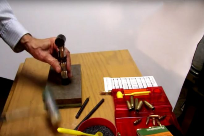 Watch: Reloading Rifle Ammo with Lee Loader