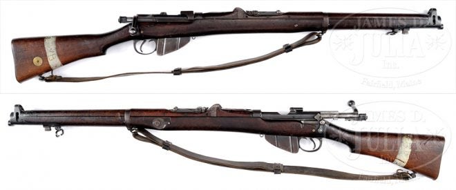 SMLE 1902 test rifle, type A (Photo: James D. Julia, Auctioneers)