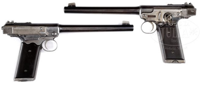 White Experimental Pistol, Var. 1 (Photo: James D. Julia, Auctioneers)
