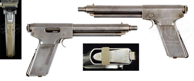 White Experimental Pistol, Var. 2 (Photo: James D. Julia, Auctioneers)