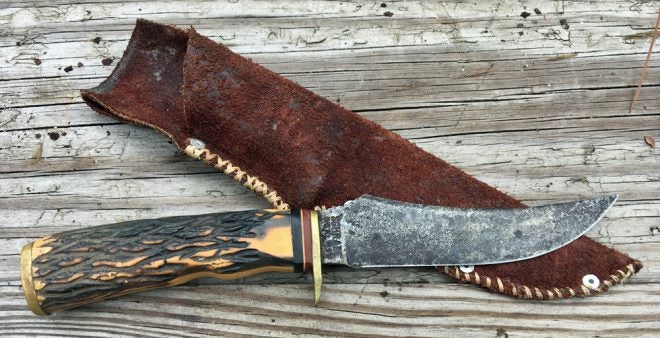 Despite its rust pits, this Schrade 498 is a good hunting knife. (Photo © Russ Chastain) 