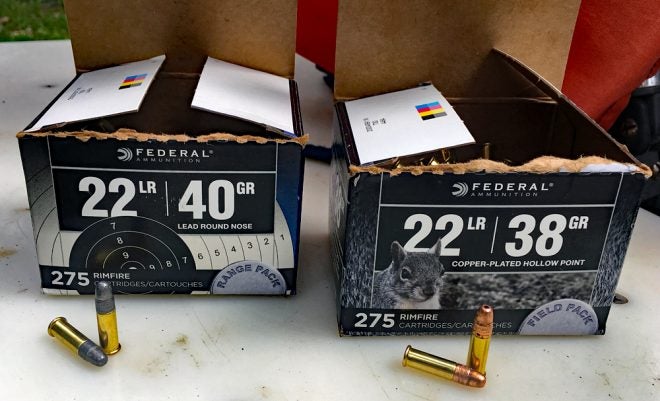 Federal "Range Pack" bulk-packed 22 LR loads. (Photo © Russ Chastain)
