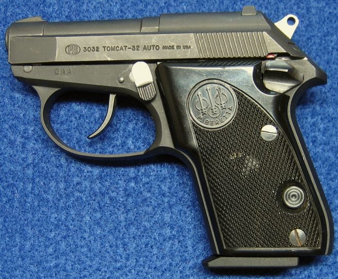 Beretta 3032 Tomcat 32 ACP Semi-Auto Pistol (Photo © Russ Chastain)