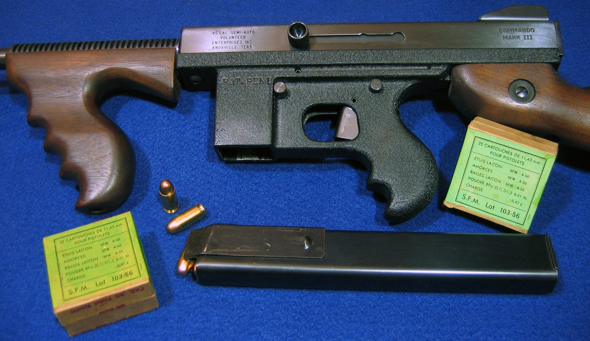 6 Photos of a Commando Mark III “Genuine Imitation” Tommy Gun 6 Photos of a Commando Mark III “Genuine Imitation” Tommy Gun