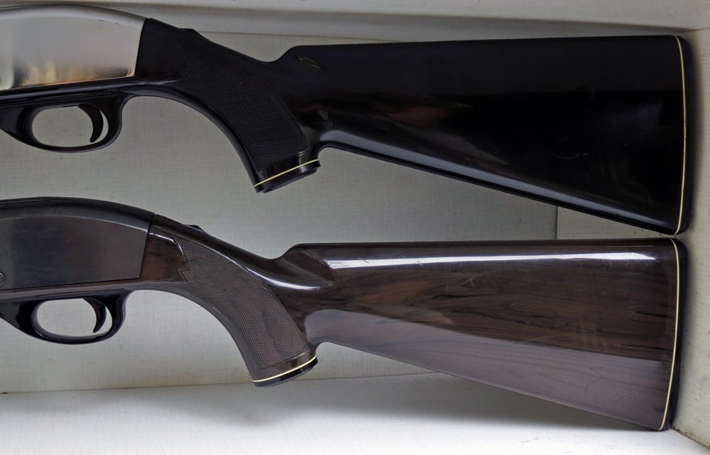 Remington Nylon 66 butt stocks. (Photo © Russ Chastain) 