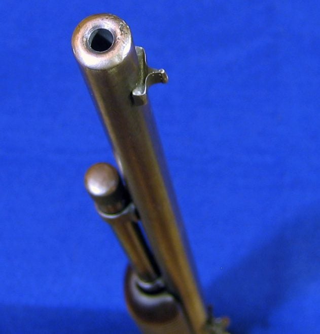 Muzzle of 62A 22 rimfire rifle. (Photo © Russ Chastain) 