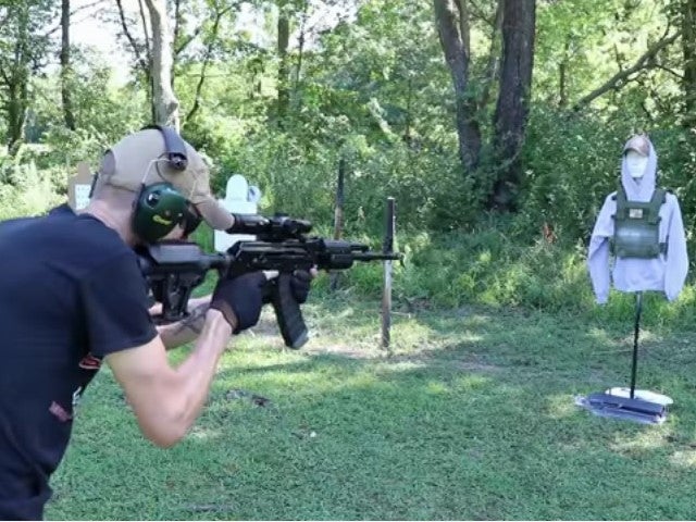 Watch: AR600 Body Armor Plate Test