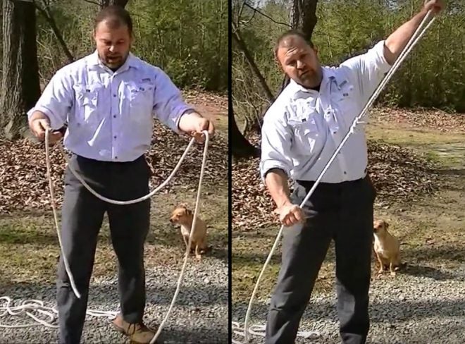 Watch: Tie a Bowline Knot in Less than One Second