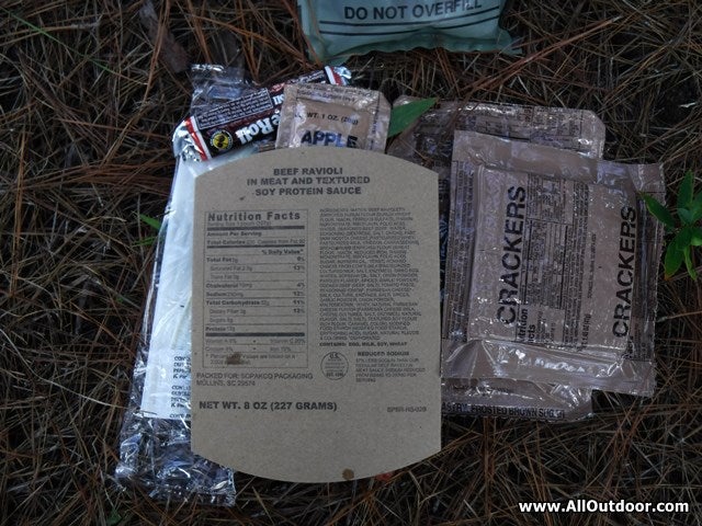 Review: Sopakco Beef Ravioli MRE