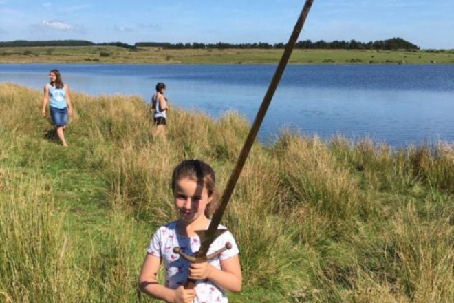 Excalibur Found? Schoolgirl Finds Sword in Dozmary Pool.