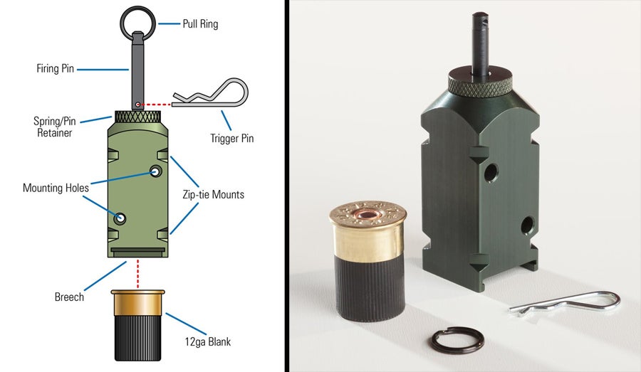 Fith ops 12 gauge perimeter alarm with 209 adapter. 