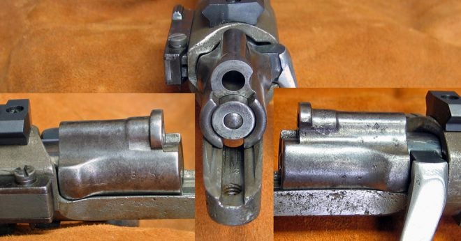 My Timney trigger has its own safety, so I decided to get rid of the bolt safety. I could have bought a new bolt shroud, but what fun is that? (Photo © Russ Chastain) 