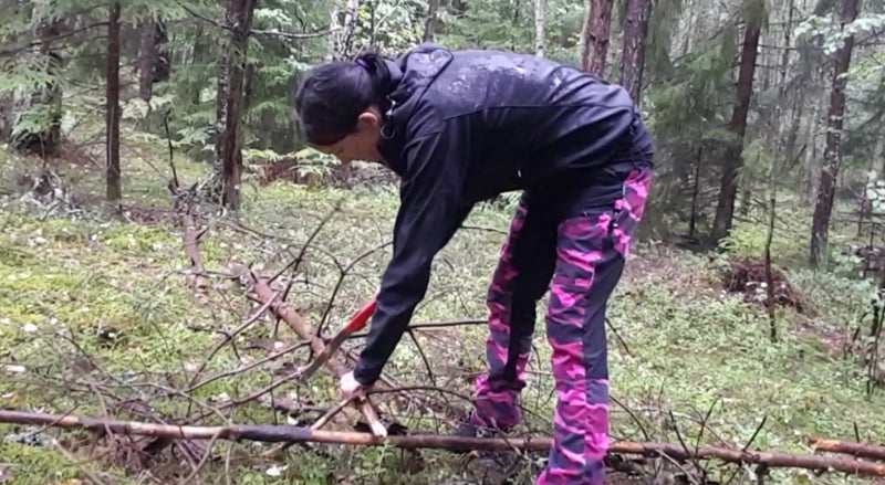 Watch: Emelie Makes Fire in the Rain