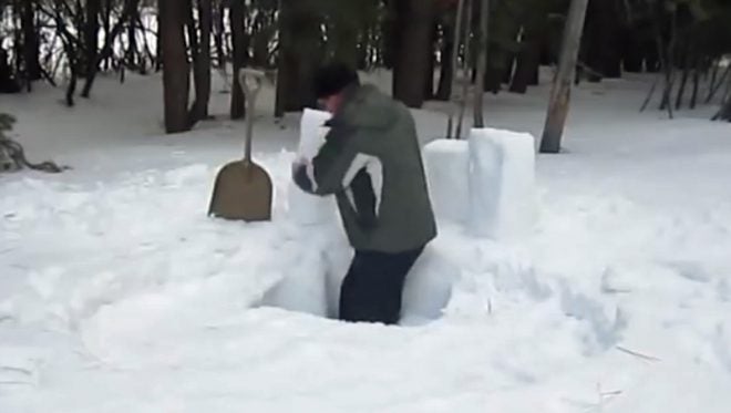 Watch: How to Build an Igloo