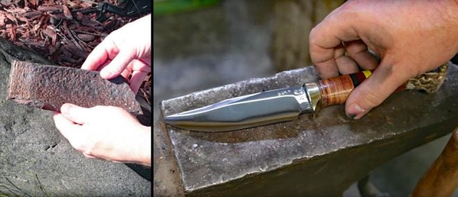 Watch: Make a Knife From an Artillery Shell