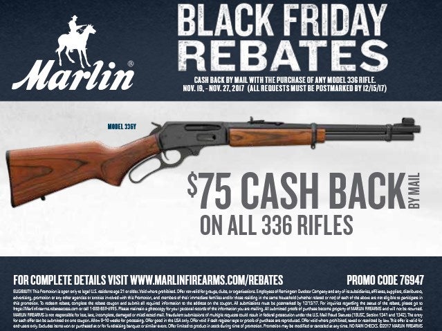 Marlin Black Friday Rebates