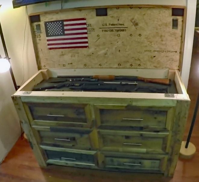 Watch: Building a Clothes Dresser With a Secret Gun Compartment