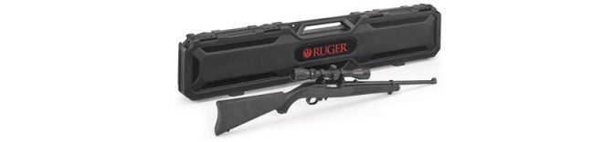 Ruger 10/22 with scope and case