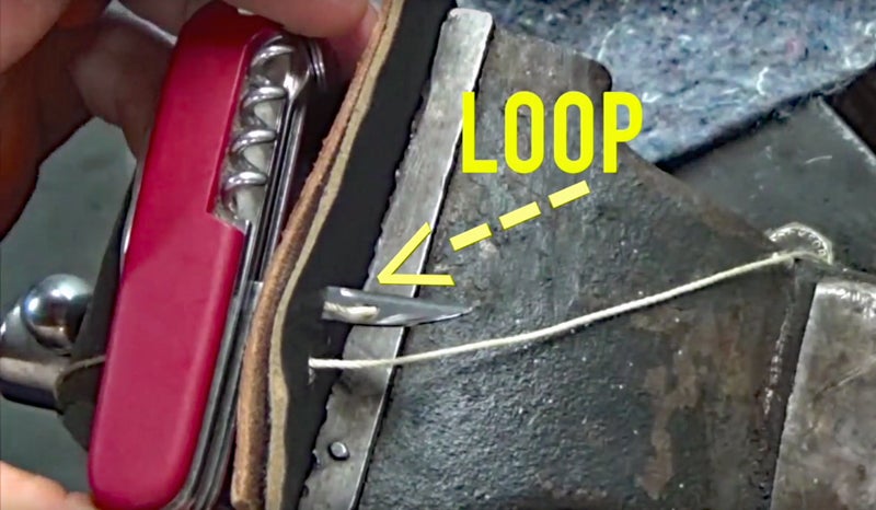Watch: How to Sew With a Swiss Army Knife Watch: How to Sew With a Swiss Army Knife