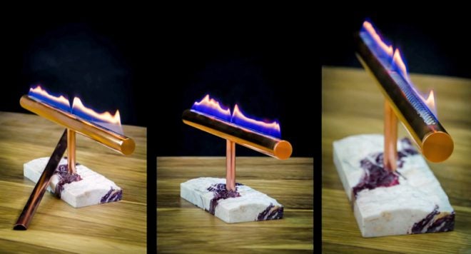 Watch: Build a DIY Tabletop Fireplace