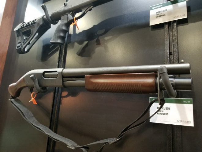 Tac-14 Hardwood and Marine Magnum Shotguns From Remington