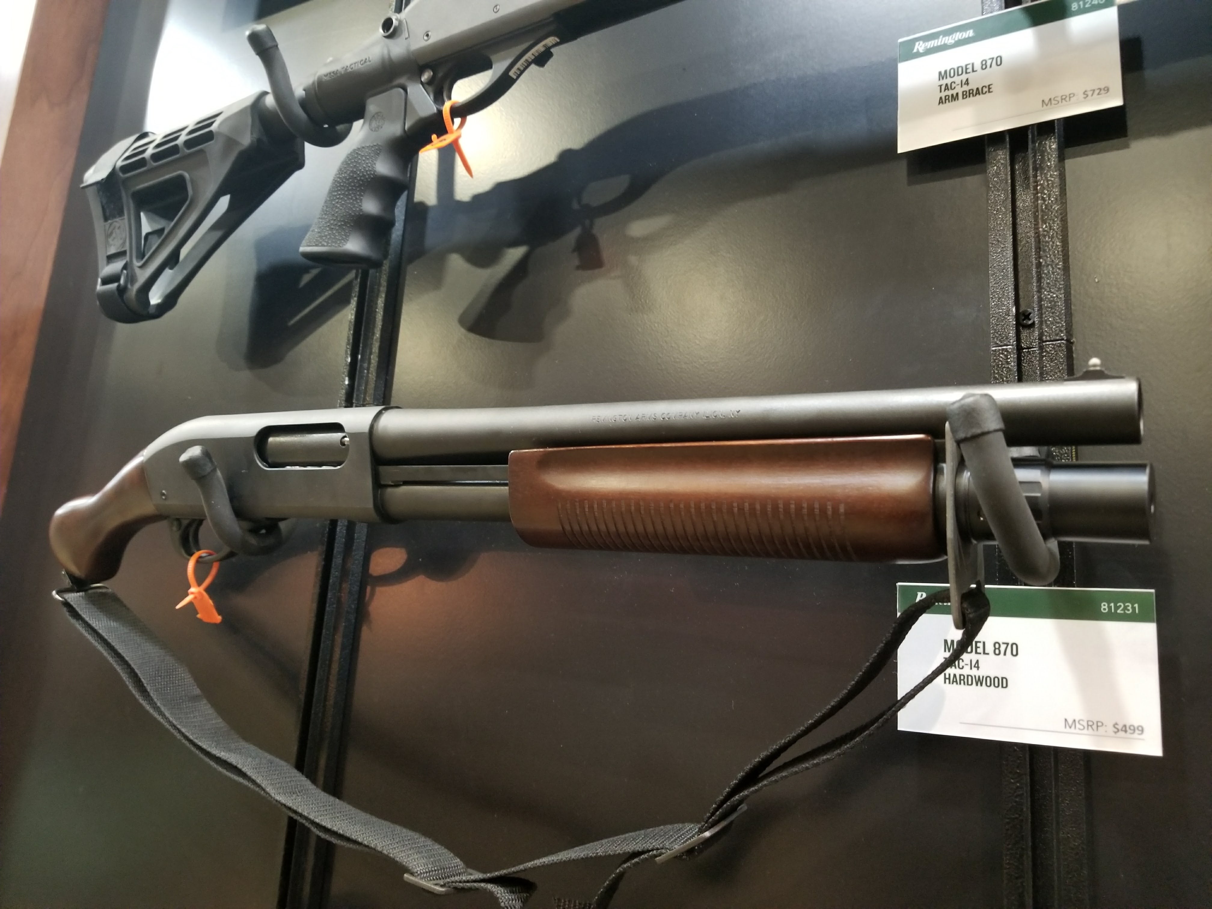 Tac-14 Hardwood and Marine Magnum Shotguns From Remington Tac-14 Hardwood and Marine Magnum Shotguns From Remington