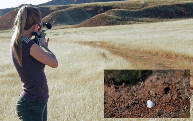 Watch: 300-Yard Offhand Shot at an Egg