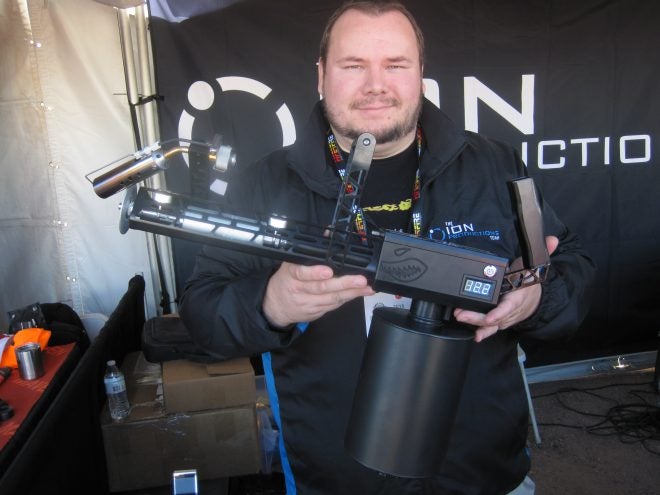 XM42M Flamethrower at the 2018 SHOT Show Range Day