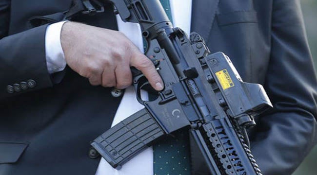 Turkey Presidential Guards deployed with MKEK MPT-55 5.56mm AR15 Rifles