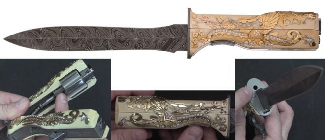 Watch: Diamond-Encrusted Dragon Knife-Gun