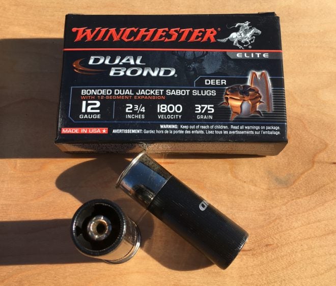 Firing Winchester Dual Bond Deer Slugs