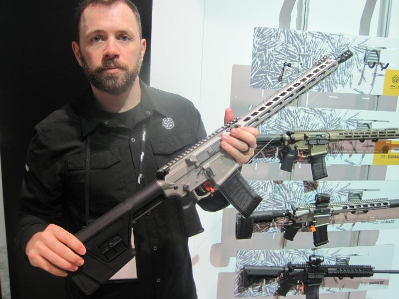 Sig Sauer M400 SDI Rifles at the 2018 SHOT Show Sig Sauer M400 SDI Rifles at the 2018 SHOT Show