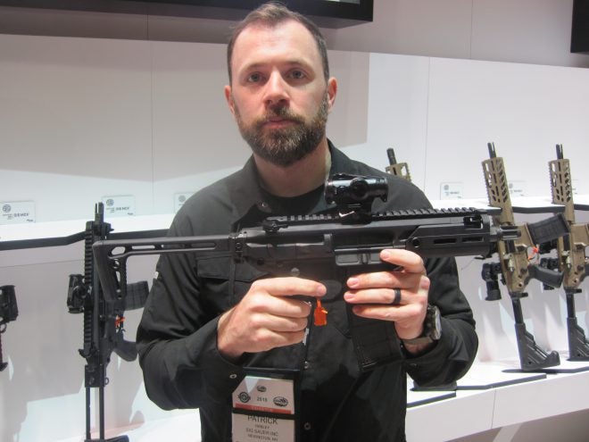 Sig Sauer MCX Rattler at the 2018 SHOT Show